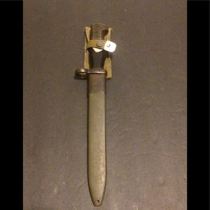 Vintage Spanish Rifle Bayonet w/Scabbard E145367B
